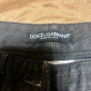 Dolce & Gabbana Black Straight Leg Women’s Jeans